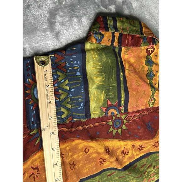 The Territory Ahead Shirt Mens Large Tall LT Tribal Aztec Southwestern Boho - Picture 9 of 10